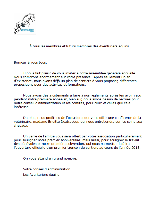 Lettre invitation PNG