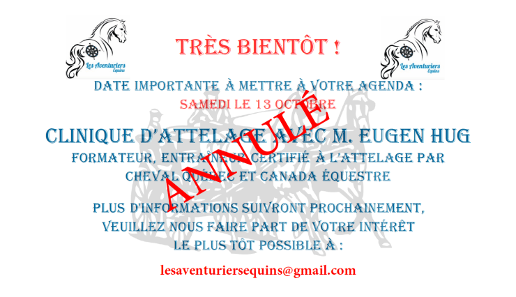 Attelage Eugen Hug Annulé